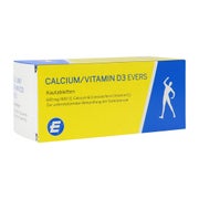 Produktabbildung: Calcium/vitamin D3 Evers 600 mg/400 I.E 100 St