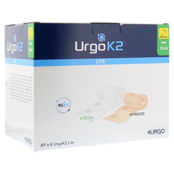 Urgok2 Lite Kompr.syst.10cm Knöchelumf.1 6 St