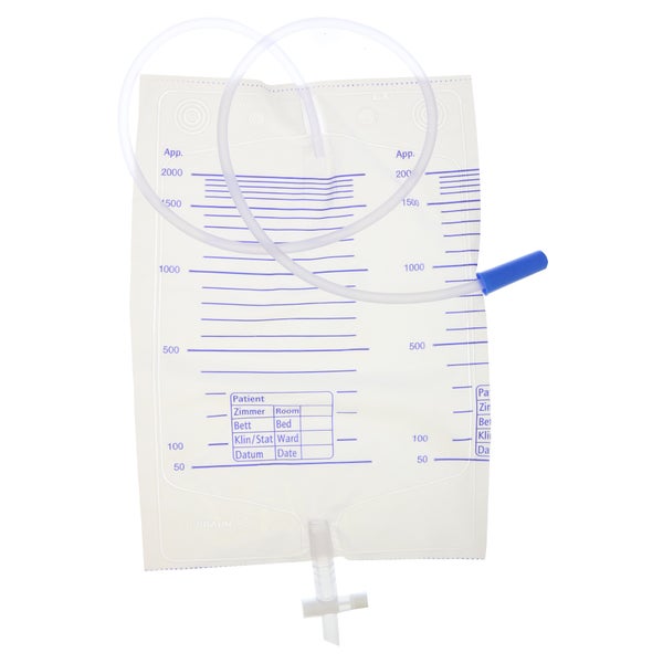 Urinbeutel Unsteril 2 l NRV m.Abl.Kreuzv 1 St