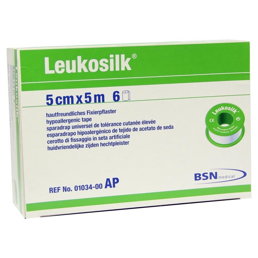 LEUKOSILK 5 cmx5 m 6 St