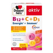 Produktabbildung: Doppelherz B12 + C + D3 DEPOT 100 St