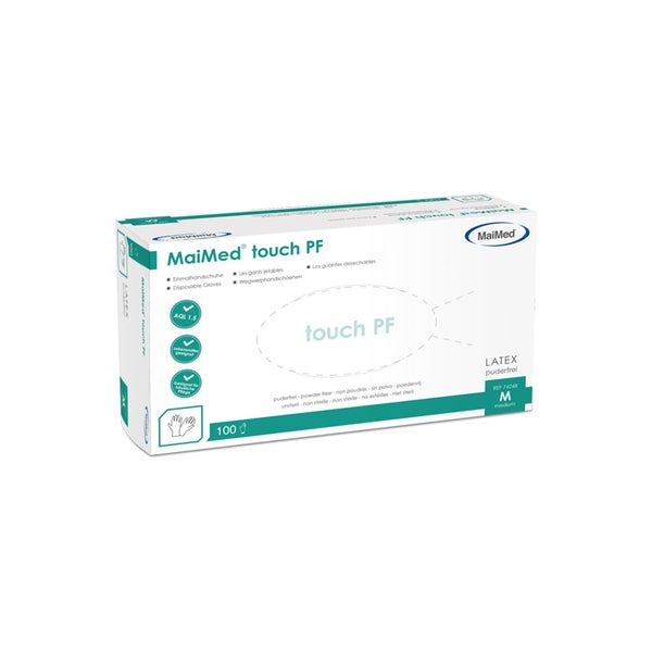 MaiMed MyClean touch PF Latexhandschuhe hellbeige 100 Stück - XL 100 St