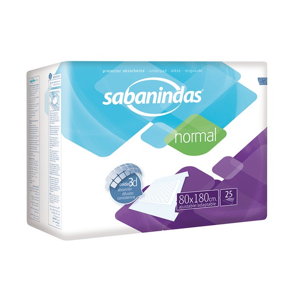 Sabanindas Normal Bettschutzeinlage 80x1 25 St