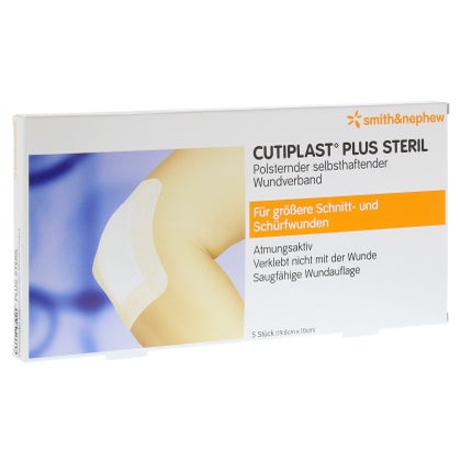 Cutiplast Plus Sterilpflaster 10x19,8 Cm – Box Mit 55 Stück Für Kleine Wunden