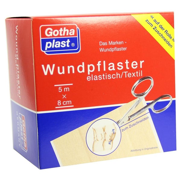 Gothaplast Wundpfl.elast.8 cmx5 m Rolle 1 St