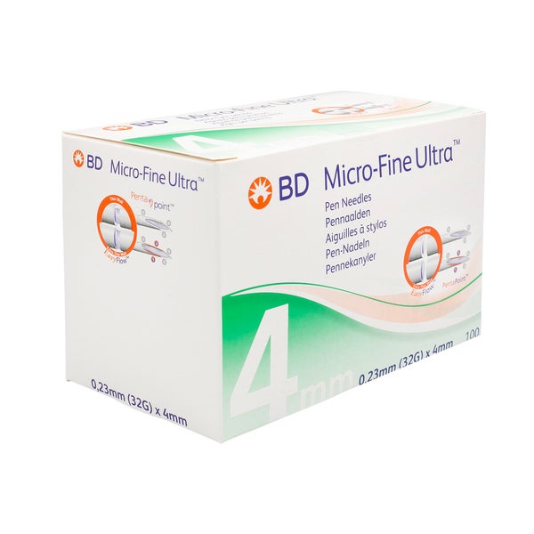 BD Micro-fine Ultra Pen-Nadeln 0,23x4 mm 100 St