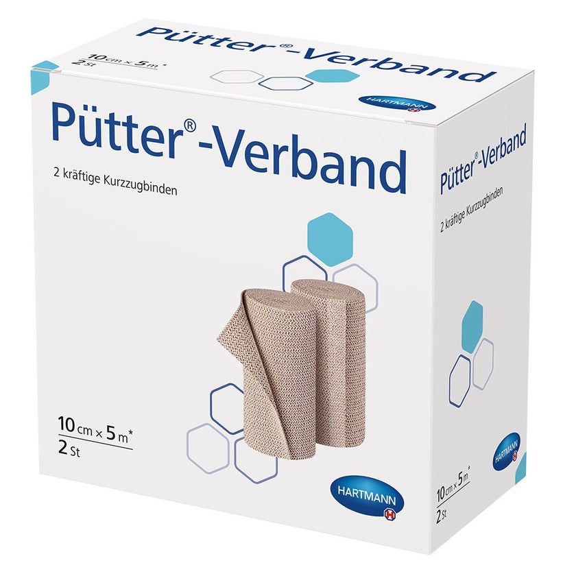 Hartmann Pütter-Verband 5 m x 10 cm (2 Stck.) 2 St