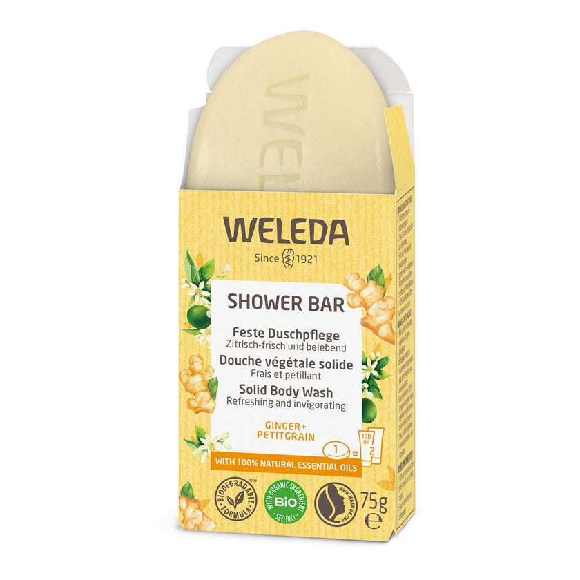 Weleda Feste Duschpflege Ginger + Petitgrain 75 g