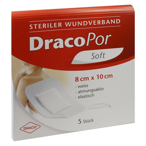 Dracopor Wundverband 8x10 cm steril 5 St