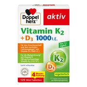 Produktabbildung: Doppelherz Vitamin K2 + D3 1000 I.E. 120 St