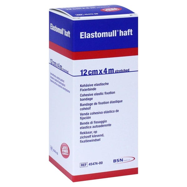 Elastomull haft 12 cmx4 m 45474 Fixierbinde 1 St