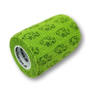 Produktabbildung: LisaCare selbsthaftende Bandage - Hund Grün - 7,5cm x 4,5m 1 St