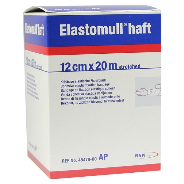 Elastomull haft 12 cmx20 m Fixierbinde 1 St