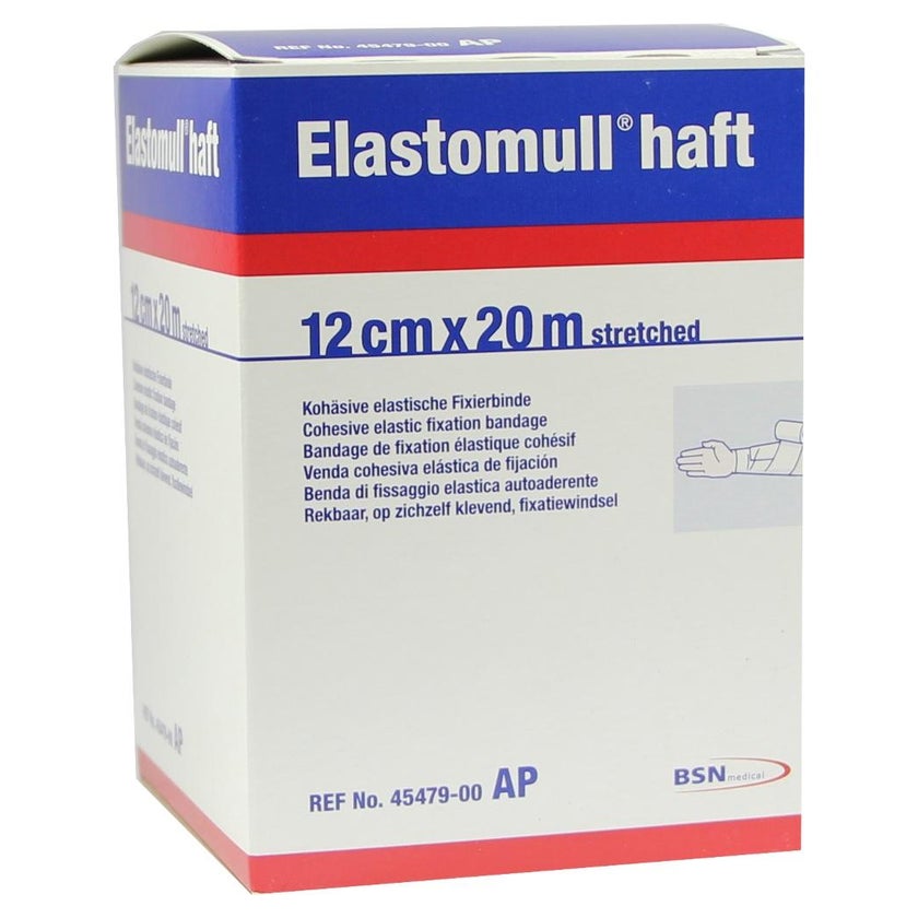 Elastomull haft 12 cmx20 m Fixierbinde 1 St