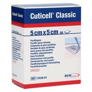 Cuticell Classic Paraffingaze, 5 x 5 cm, steril 50 St
