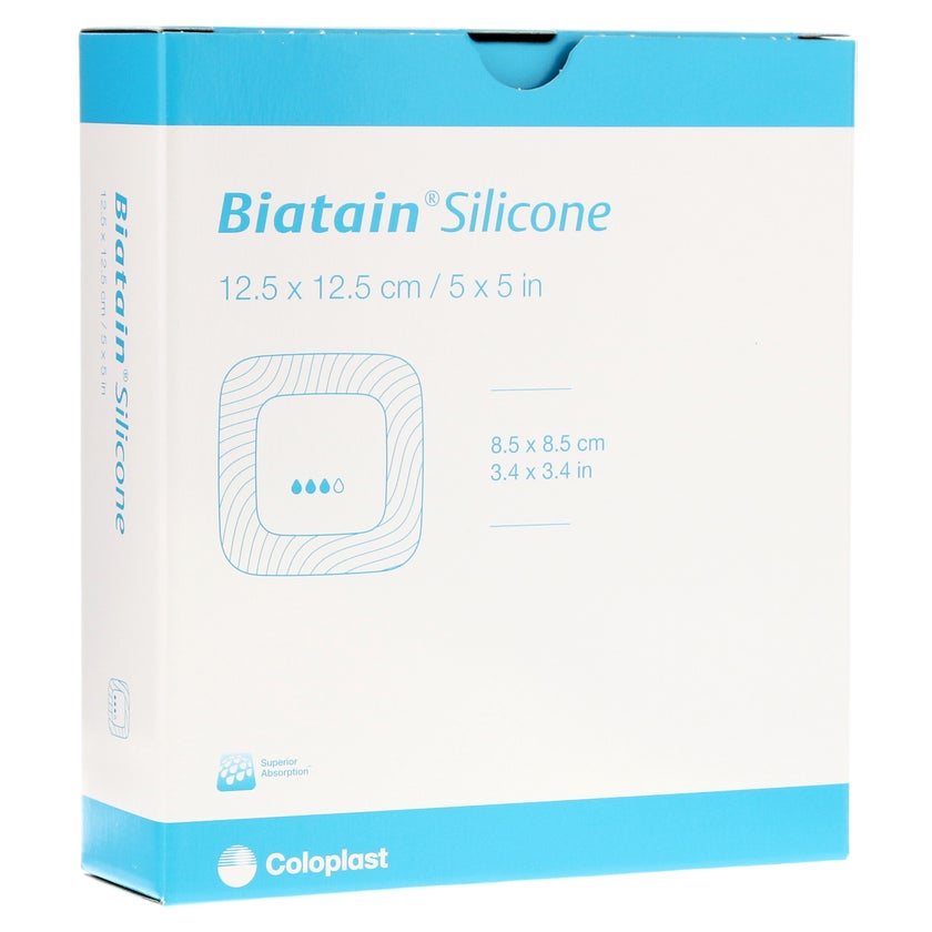 Biatain Silicone Schaumverband 12,5x12,5 10 St