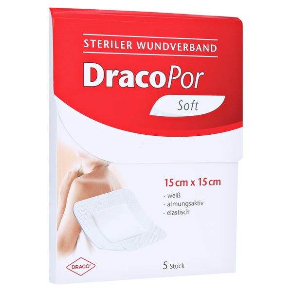 Dracopor Wundverband 15x15 cm steril 5 St