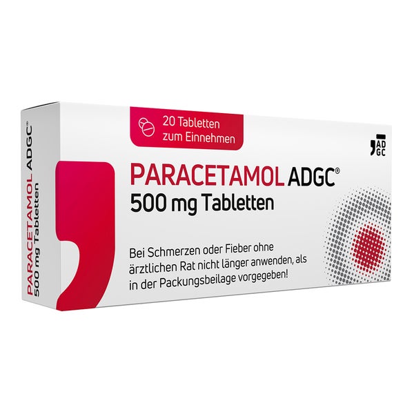Paracetamol ADGC 500 mg Tabletten 20 St