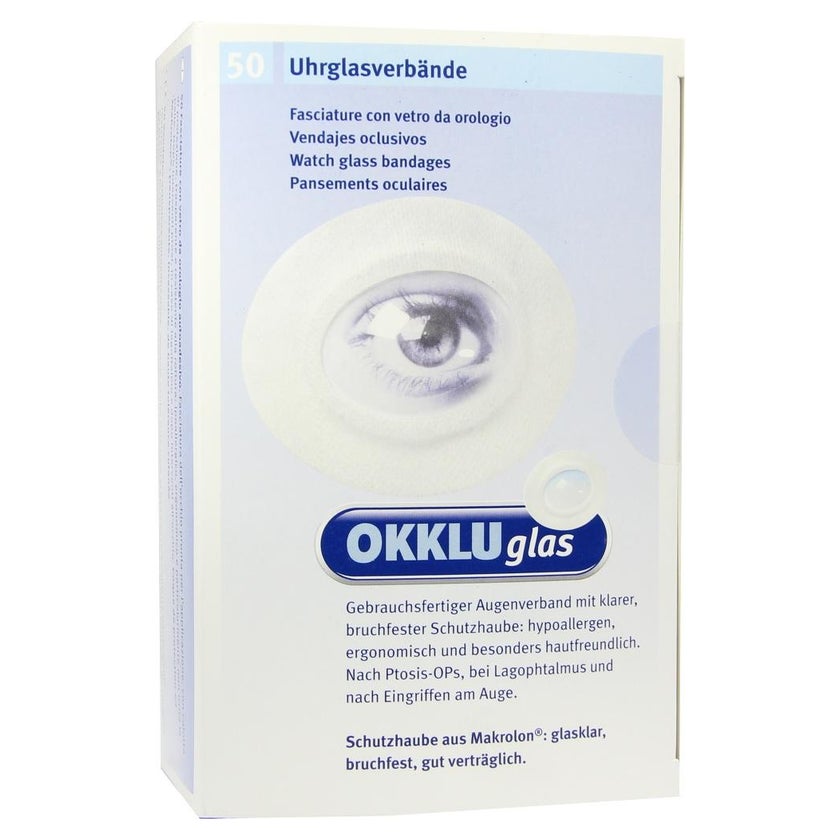 Okkluglas Uhrglasverband 50 St