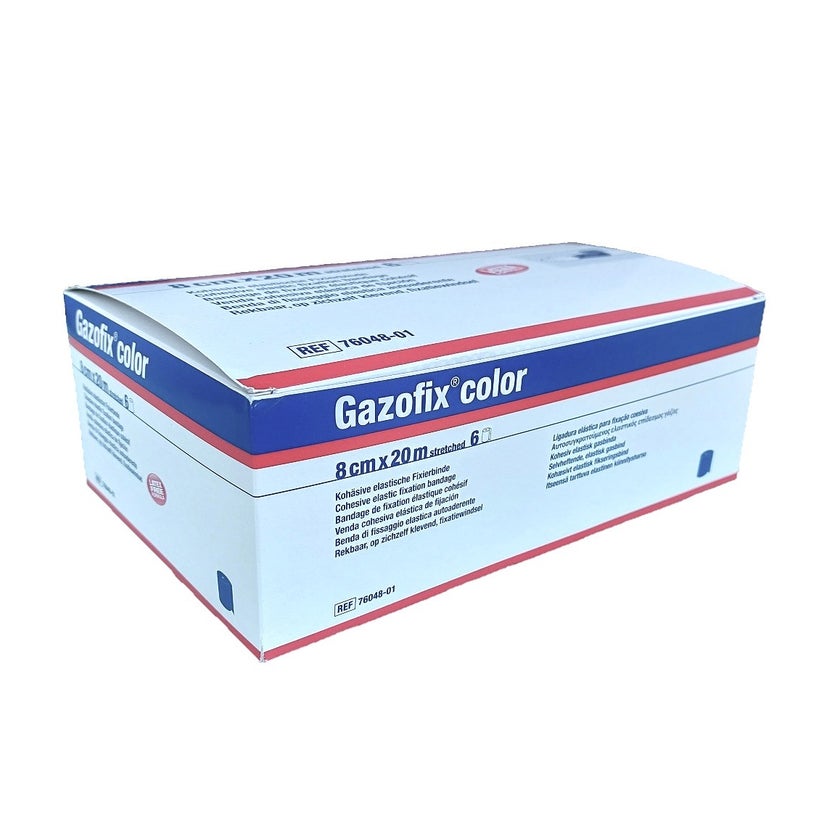 Gazofix Color Fixierbinde kohäsiv 8 cmx2 6 St