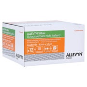 Produktabbildung: Allevyn Silber Schaumverb.4,5x5,5 cm nic 12 St