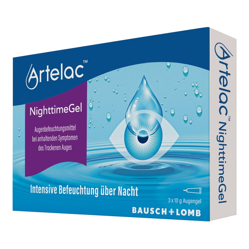 Artelac Nighttime Gel Augengel - Feuchtigkeitspflege zur Nacht 3X10 g
