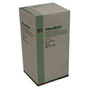 Lohmann & Rauscher Vliwaktiv Aktivkohle-Saugkompresse, steril, geruchsbindend - 1 Packung = 20 Stück, Maße: 10 x 20 cm 20 St