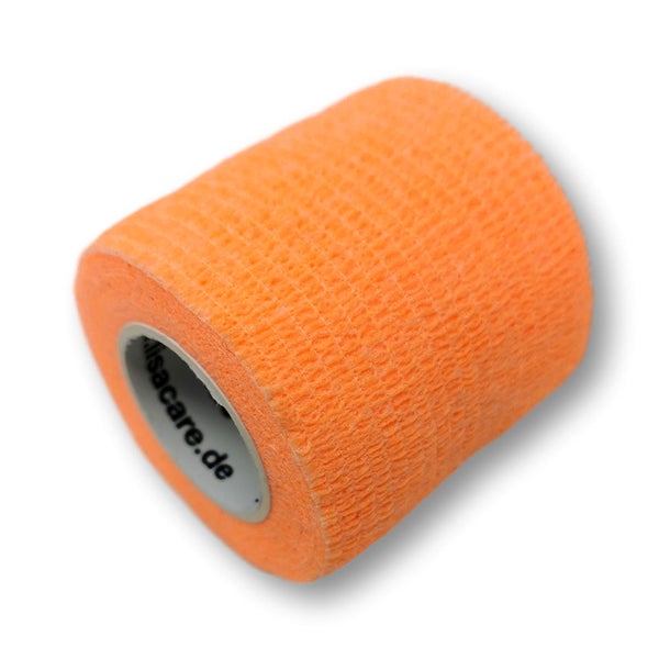 LisaCare selbstklebender Verband - Neonorange - 5cm x 4,5cm 1 St