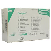 Durapore Silkpflaster 2,5 cmx9,1 m Rolle 12 St