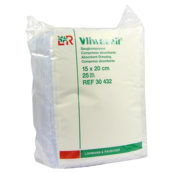 Vliwazell Saugkompressen Unsteril 15x20 25 St