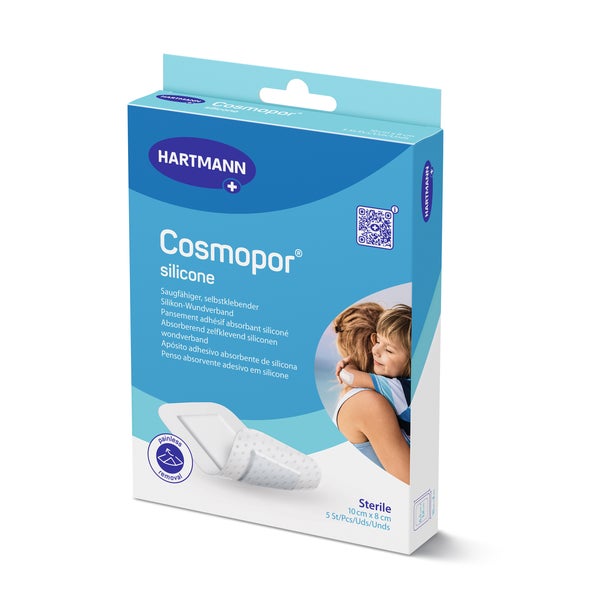 Cosmopor Silicone Wundverband 8x10 cm 5 St