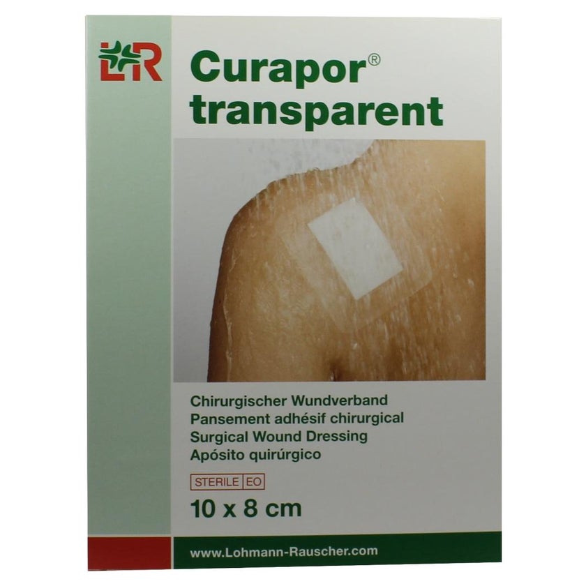 Lohmann Rauscher Curapor transparent Wundverband steril 5 Stück - 10 x 8cm 5 St
