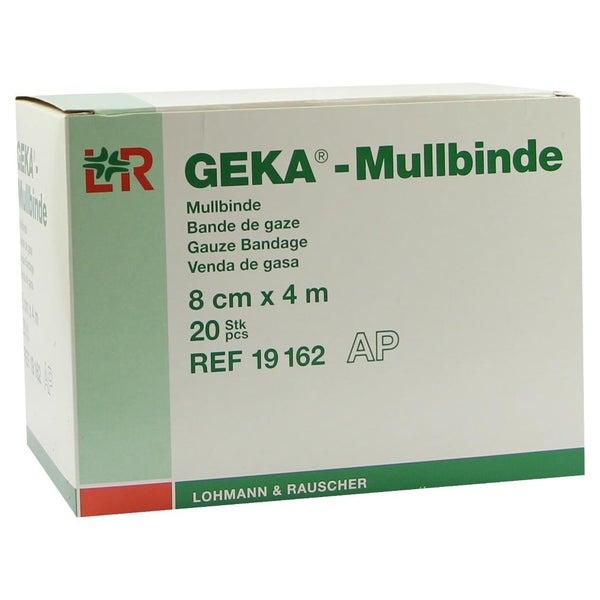 Mullbinden GEKA 8 cmx4 m 20 St