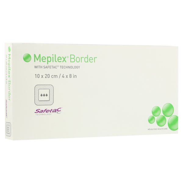 Mepilex Border Schaumverband 10x20 cm 5 St