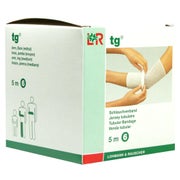 Produktabbildung: Lohmann & Rauscher tg Schlauchverband, weiß, 5 m, nahtlos gestrickt und dehnbar - 1 Stück, Gr. 6 (6,5 cm) für Arm, Bein (mittel) 1 St
