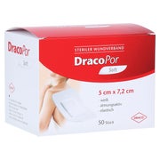 Dracopor Wundverband 5x7,2 cm steril 50 St