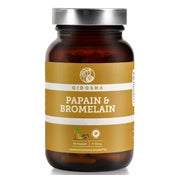 Produktabbildung: QIDOSHA Papain & Bromelain magensaftresistente Kapseln 90 St
