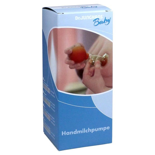 Milchpumpe Hand Kunststoffball mit Glas 1 St