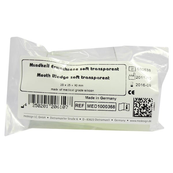 Mundkeil 20x25x90 mm soft transparent 1 St