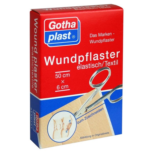 Gothaplast Wundpfl.elast.6 Cmx0,5 m gesc 1 St