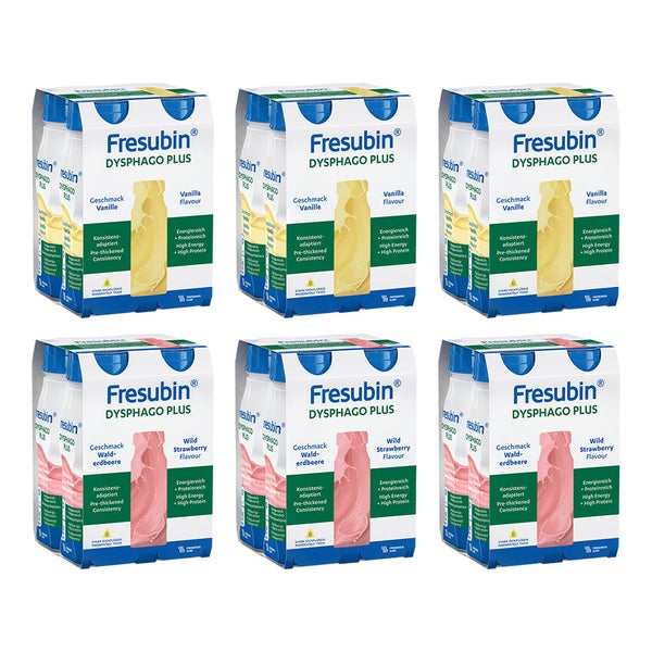 Fresubin Dysphago Plus Trinknahrung Mischkarton 6X4X200 ml