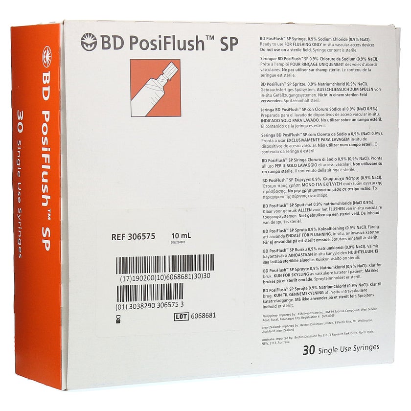 BD Posiflush SP Spülsystem Fertigspritze 30X10 ml