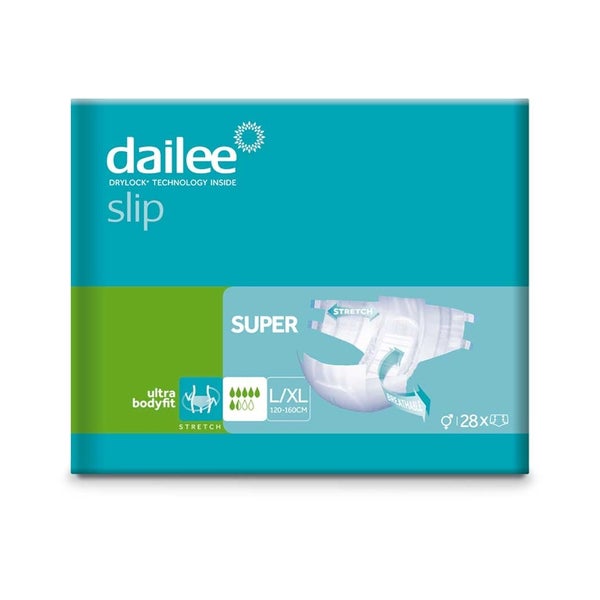 Dailee Inkontinenz Slip Super L-XL, Windeln für Erwachsene 28 St