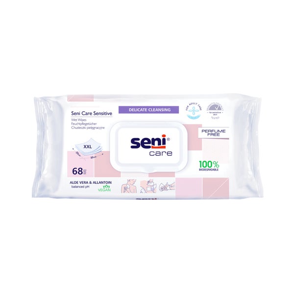 SENI care Sensitive Feuchtpflegetücher 68 St
