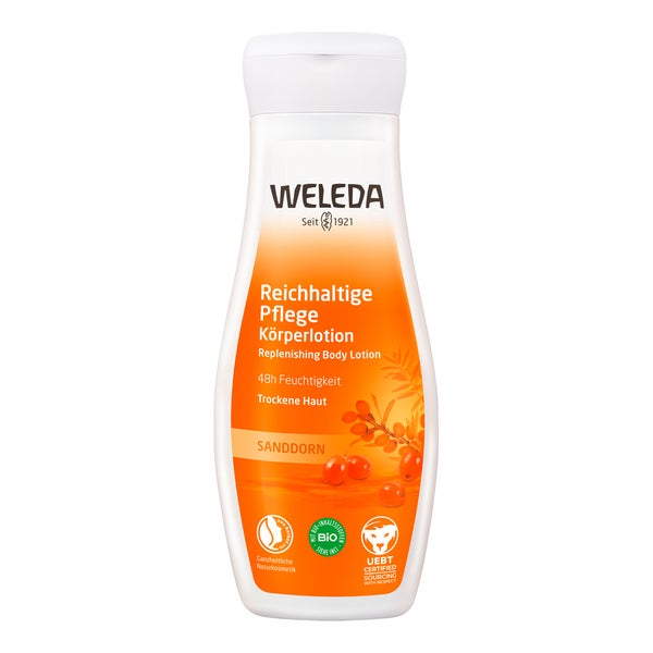 Weleda Sanddorn Reichhaltige Pflege Körperlotion 200 ml