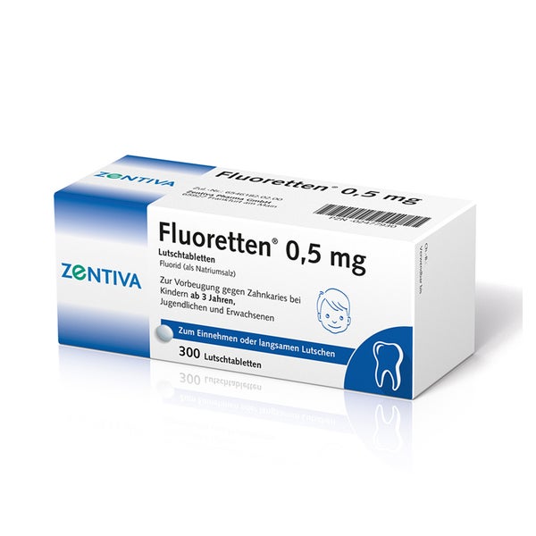 Fluoretten 0,5 mg Tabletten 300 St