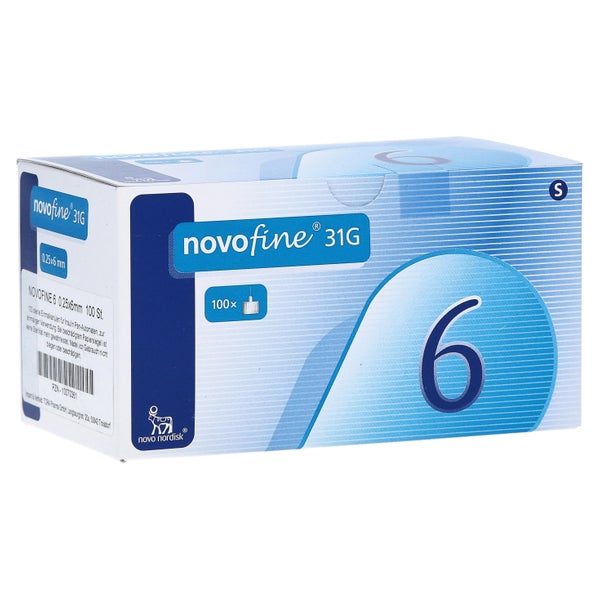 Novofine Nadeln 0,25x6 mm 100 St