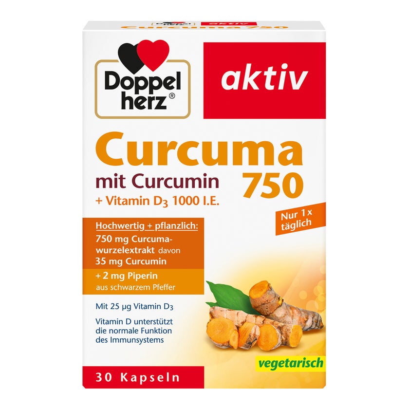 Doppelherz Curcuma 750 30 St