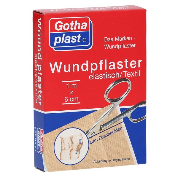 Gothaplast Wundpflaster elastisch 1mx6cm 1 St