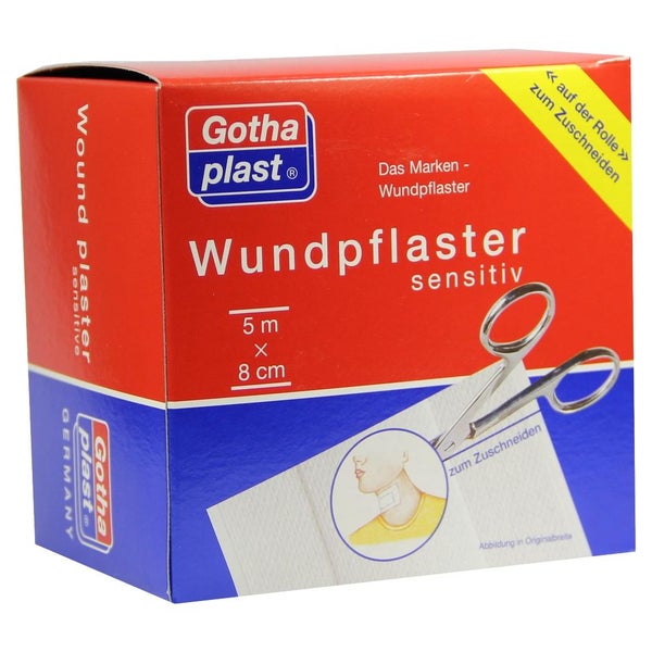 Gothaplast Wundpflaster, sensitiv 8 cmx5 m 1 St